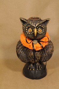Isaac the Owl Candle Holder